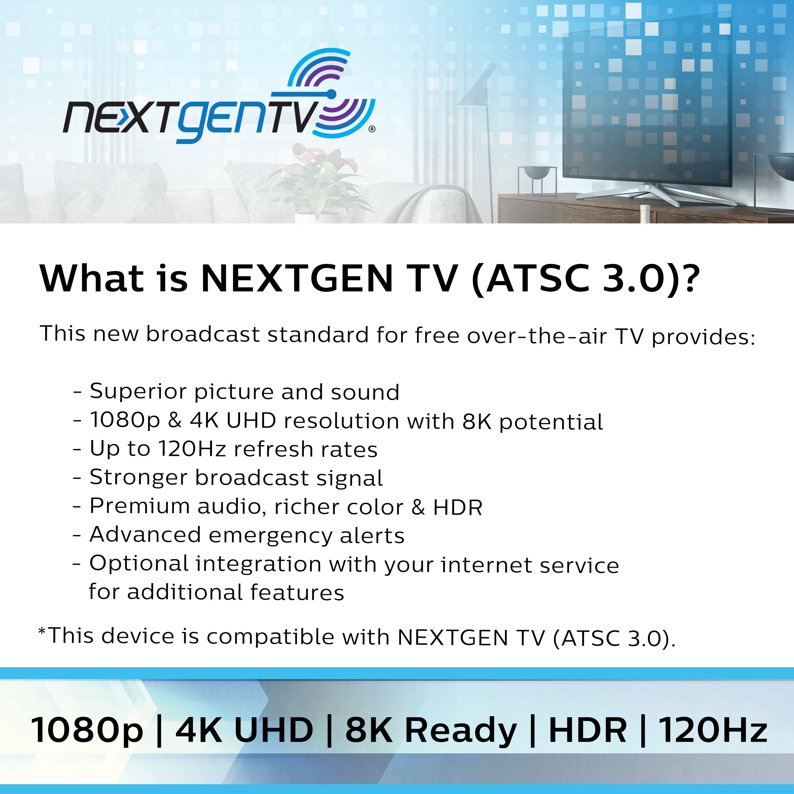 Philips Elite HD Signal Finder Amplified Antenna