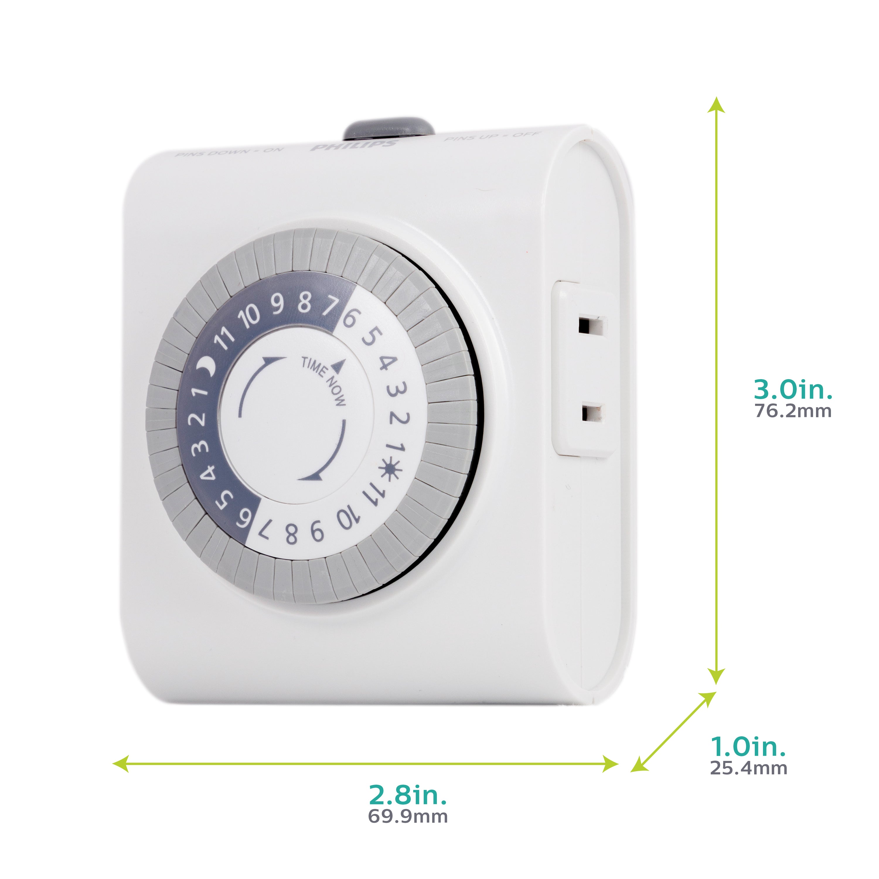 Philips 24-Hour Plug-in Mechanical Timer