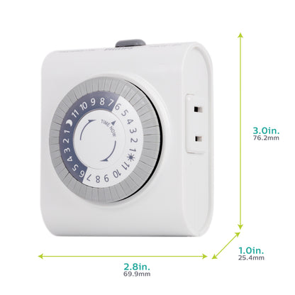 Philips 24-Hour Plug-in Mechanical Timer