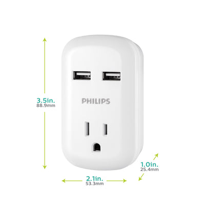 Philips Wall Tap with USB Charging