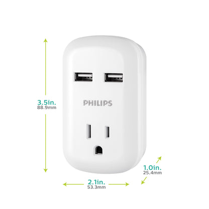 Philips Wall Tap with USB Charging