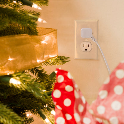 Philips 3-Outlet Polarized Extension Cord, 15ft., White