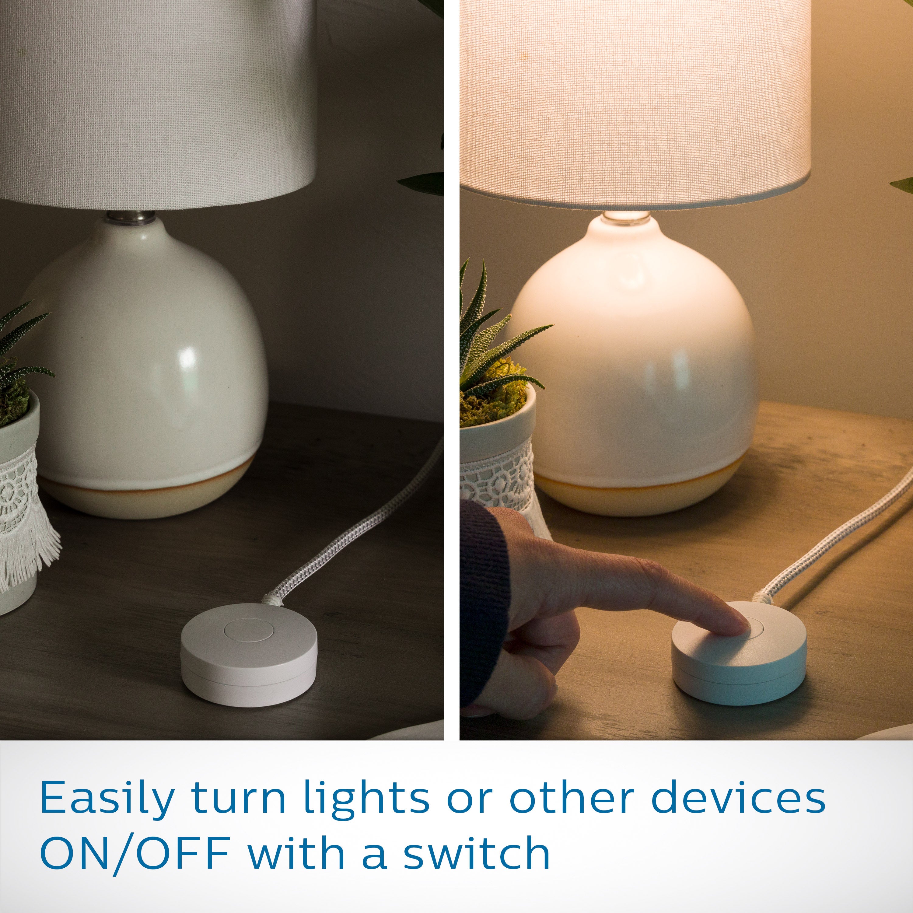 Philips Tabletop Switch with Braided Cord