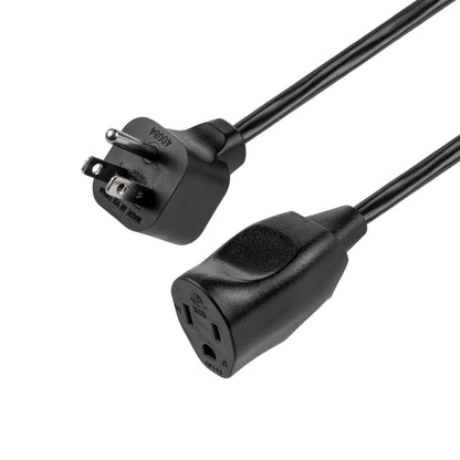 Philips EZGrip 1-Outlet Outdoor Extension Cord, 8 Ft, Black