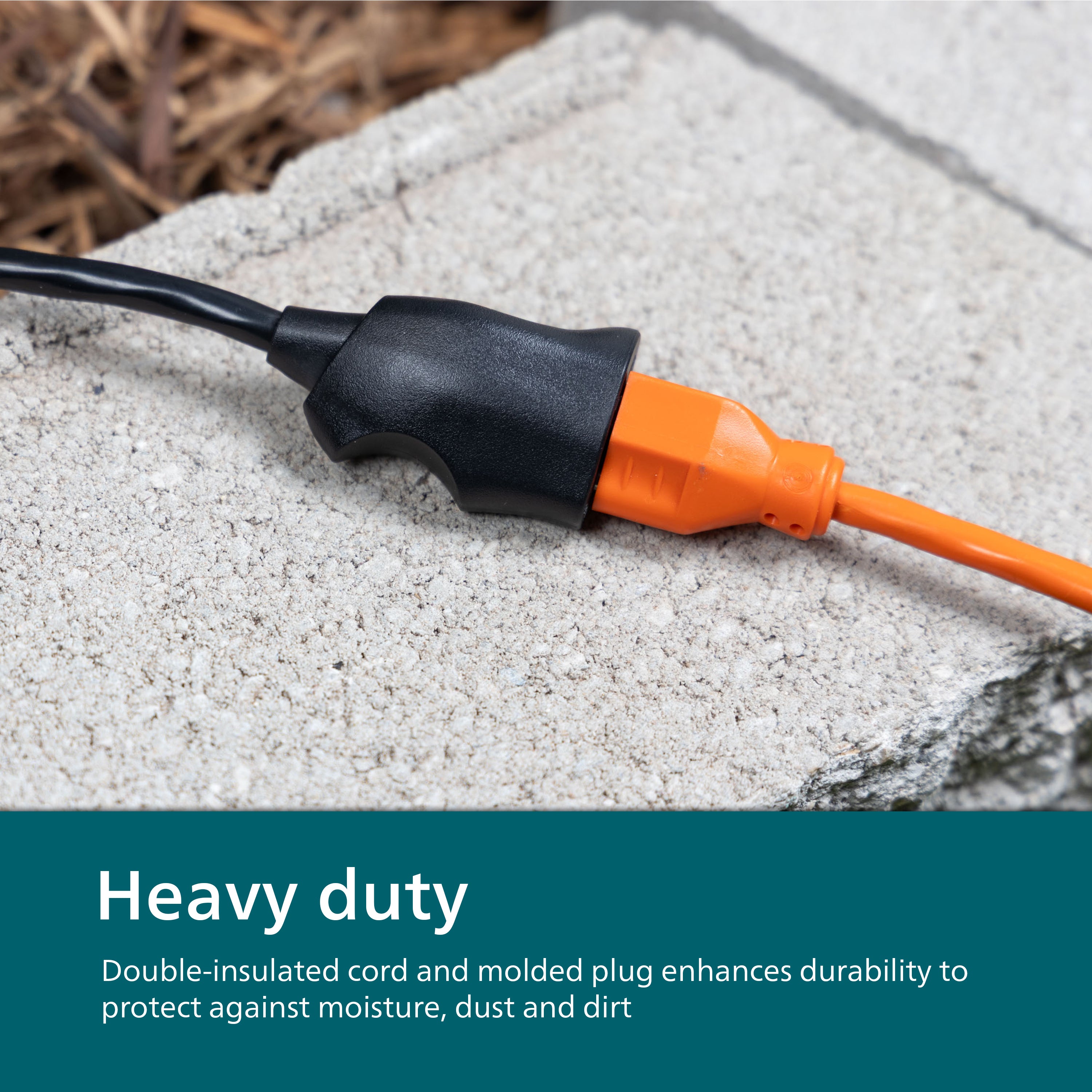 Philips EZGrip 1-Outlet Outdoor Extension Cord, 25 Ft, Black – Jasco