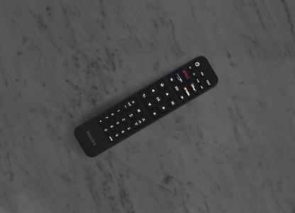 Philips Elite 4-Device Rechargeable Universal Remote, Backlit, Black