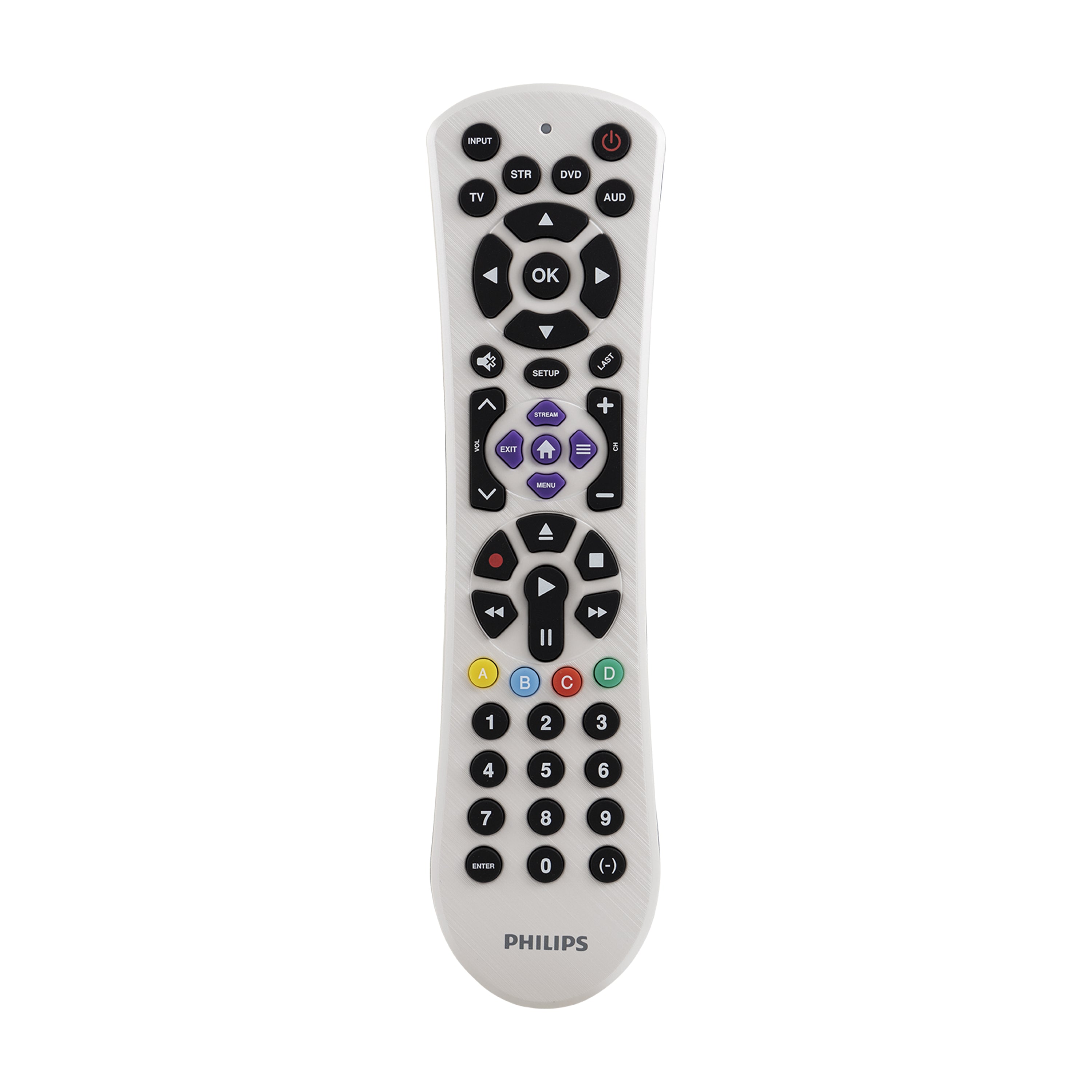 Philips 4-Device Universal Remote, Pearl White