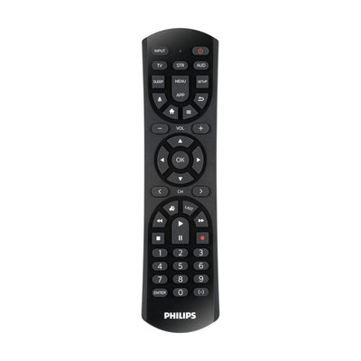 Philips 3-Device Universal Remote, 2-Tone Black