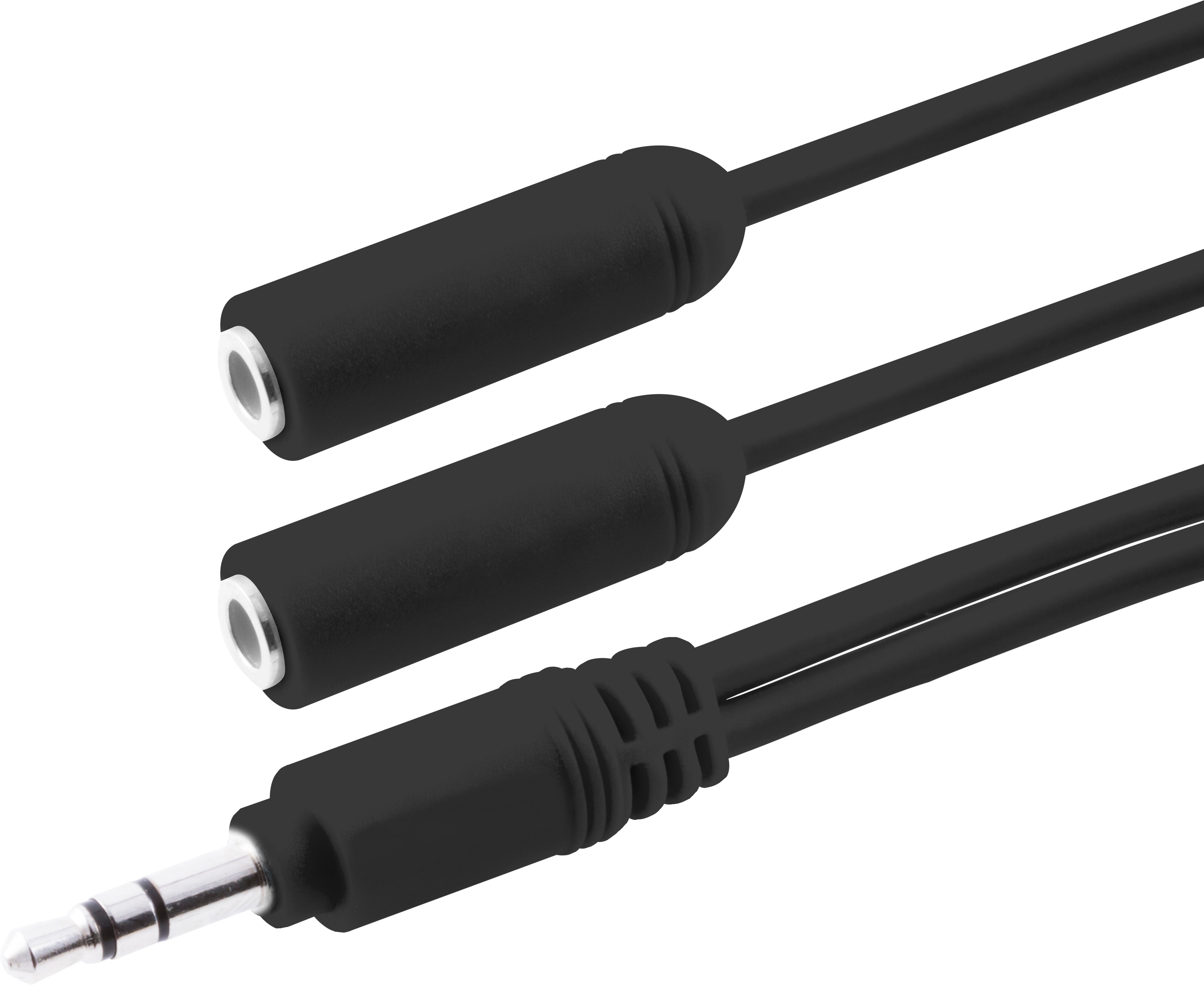 Philips Headphone Splitter (Assorted Pack of 5 colors - black, blue, g ...