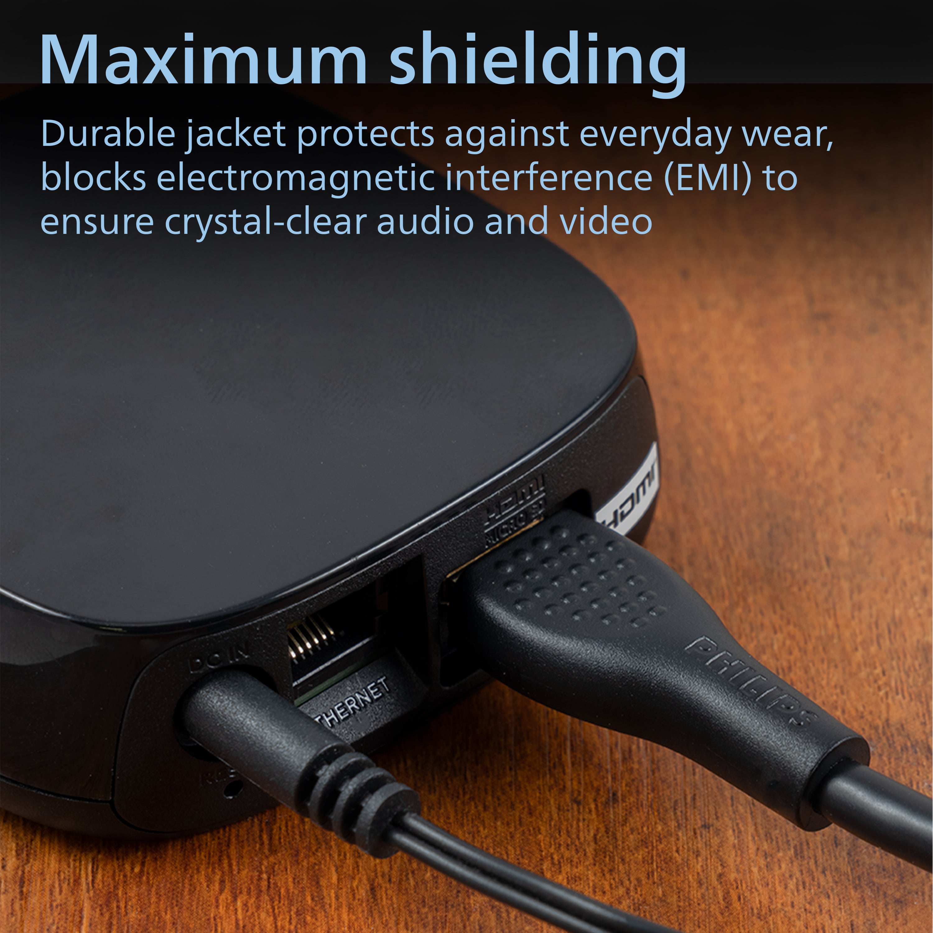 Philips 4 ft. HDMI Cable with Ethernet, 2pk