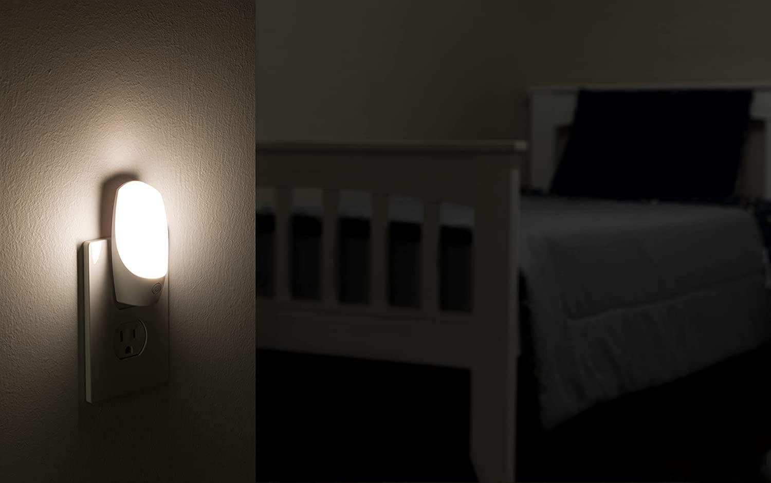 Energizer Manual ON/OFF LED Night Light, 4 Pack, White