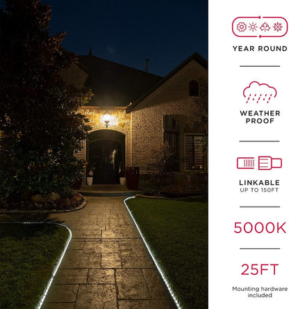 UltraPro Escape Indoor/Outdoor LED Rope Light, 25ft., Cool White