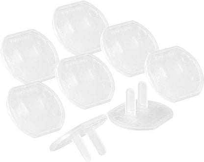 Power Gear Safety Outlet Covers, 8 Pack, White