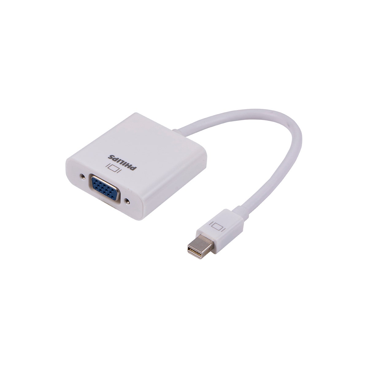Philips Mini DisplayPort to VGA Adapter, White
