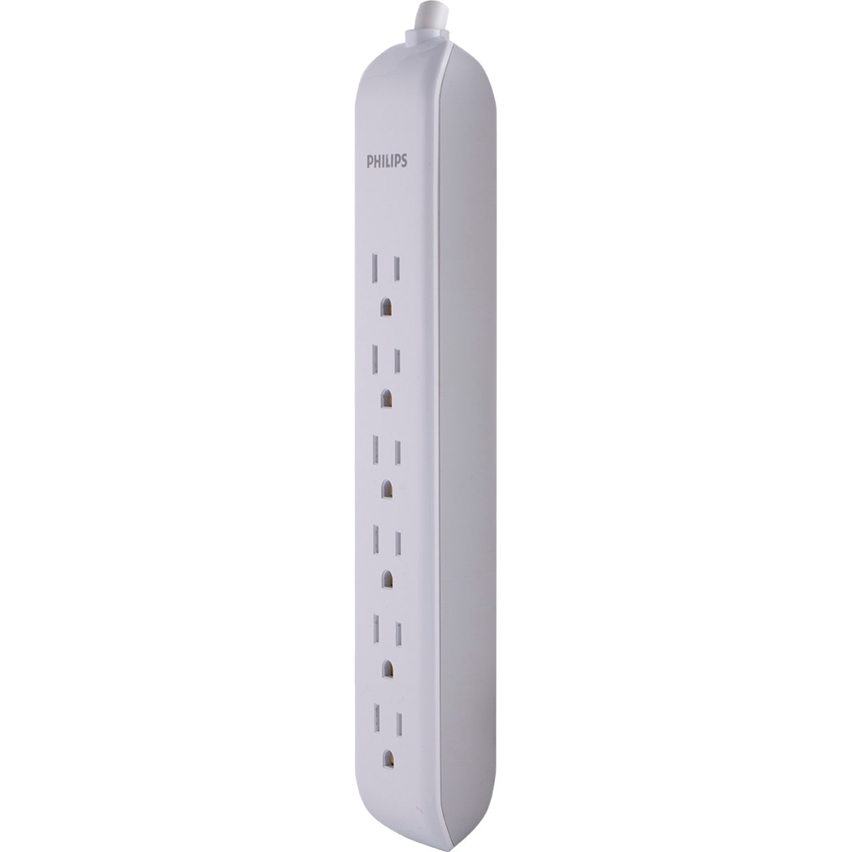 Philips 6-Outlet 4ft. Surge Protector, White