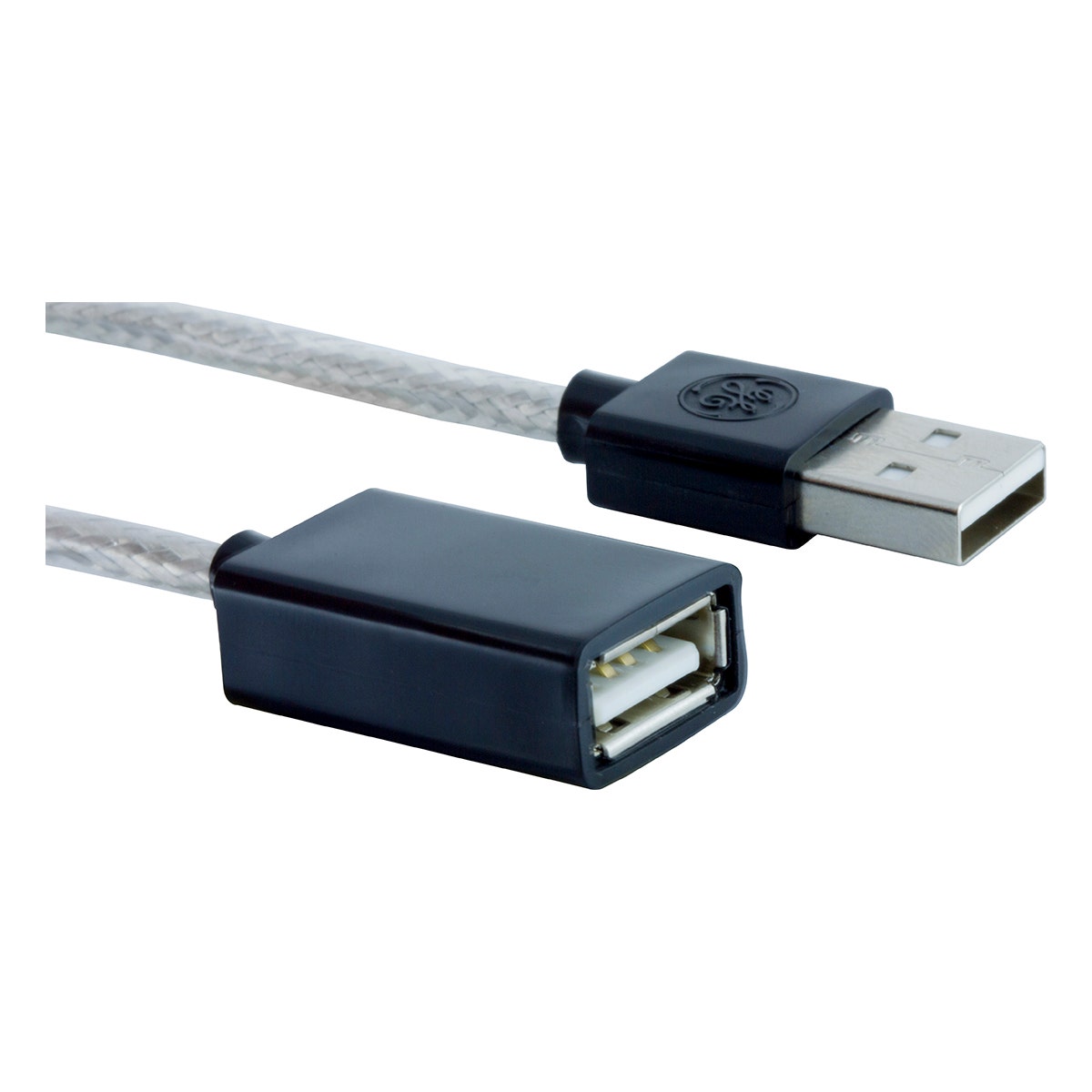 GE 3ft. 2-in-1 Micro USB Charging Cable with Lightning Adapter, Silver