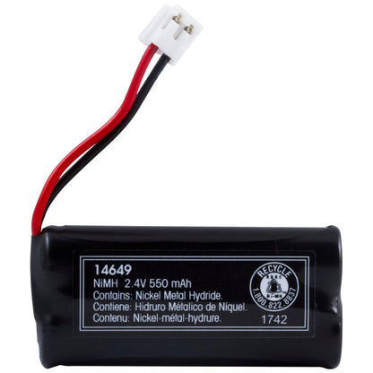 Power Gear Rechargeable Cordless Phone Battery, Nickel Metal Hydride, 2.4V, 550 mAh