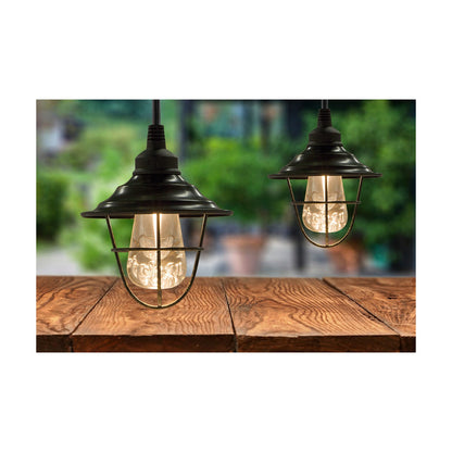 Enbrighten Cafe Lights Cage Shade Add-On, Oil-Rubbed Bronze, 6 Pack