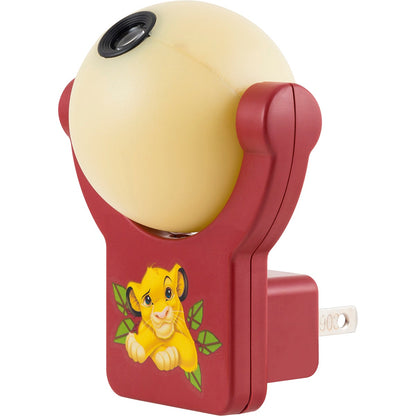 Projectables Disney Lion King Light Sensing LED Night Light, Red
