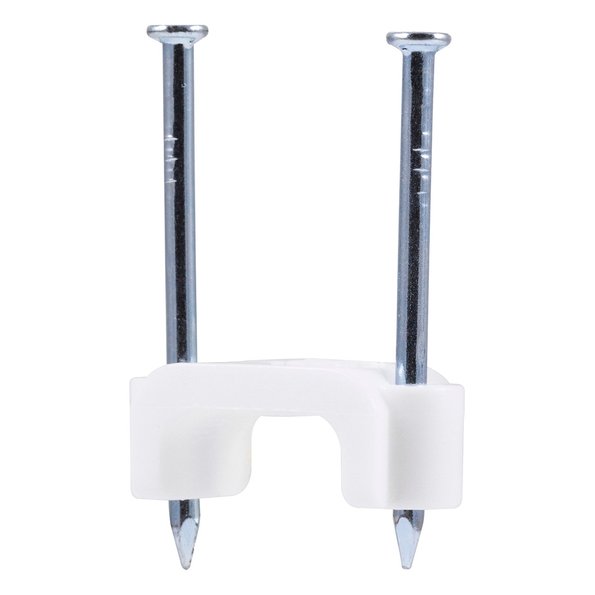 Power Gear Plastic Staples, for 14/2 and 12/2 Non-Metallic Cable, White