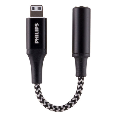 Philips 3.5mm Lightning Adapter, Black
