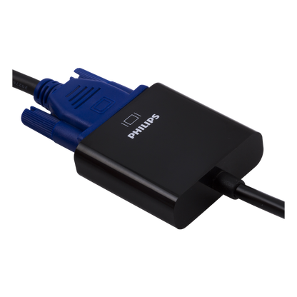Philips HDMI to VGA Adapter, Black
