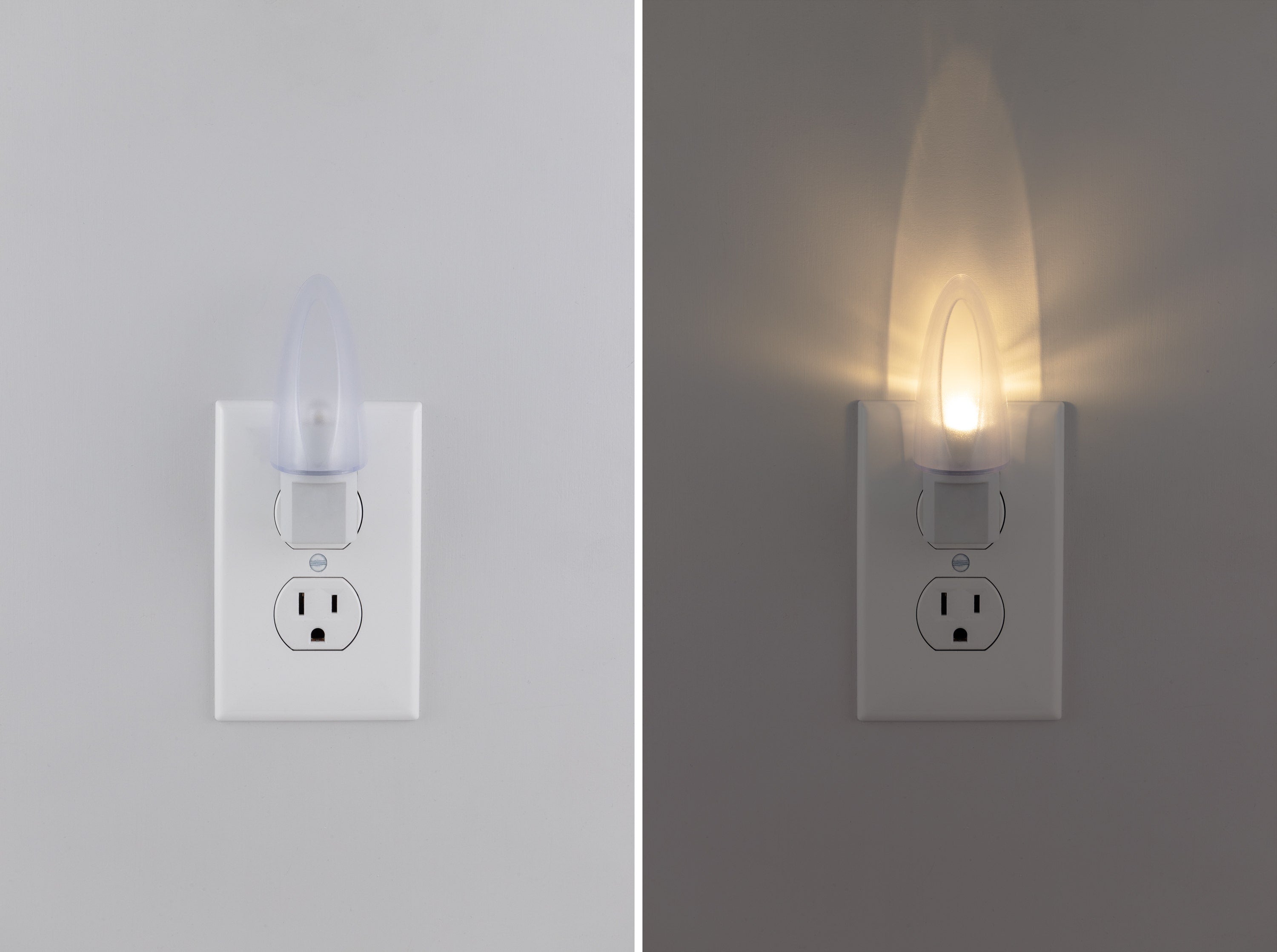 Lights by Night Light Sensing LED Night Light, 2 Pack, White