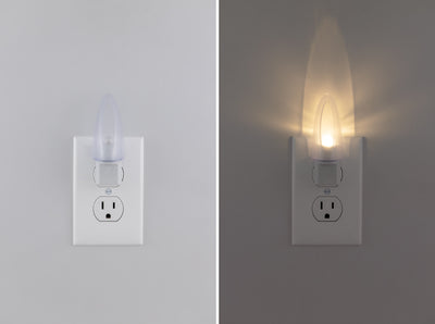 Lights by Night Automatic LED Night Light, White, 4 Pack