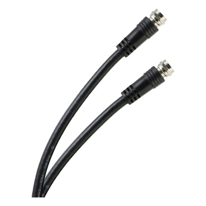 GE 6ft. RG6 Coaxial Cable with F-Type Connectors, Black