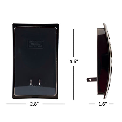 GE CoverLite Light Sensing LED Night Light, Brushed Nickel