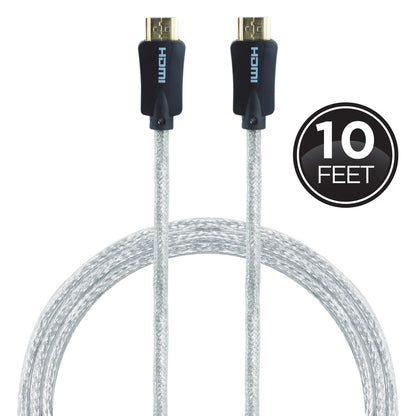 GE Pro 10ft. 4K HDMI Cable with Ethernet, Black