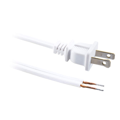 Power Gear 8ft. Polarized Replacement Lamp Cord, White