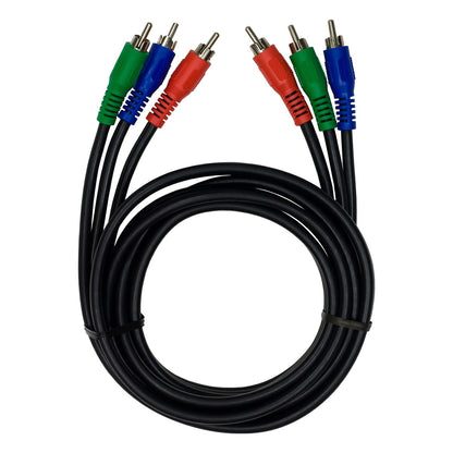GE 6ft. Component Video/Audio Cable with RCA-Type Connectors, Black