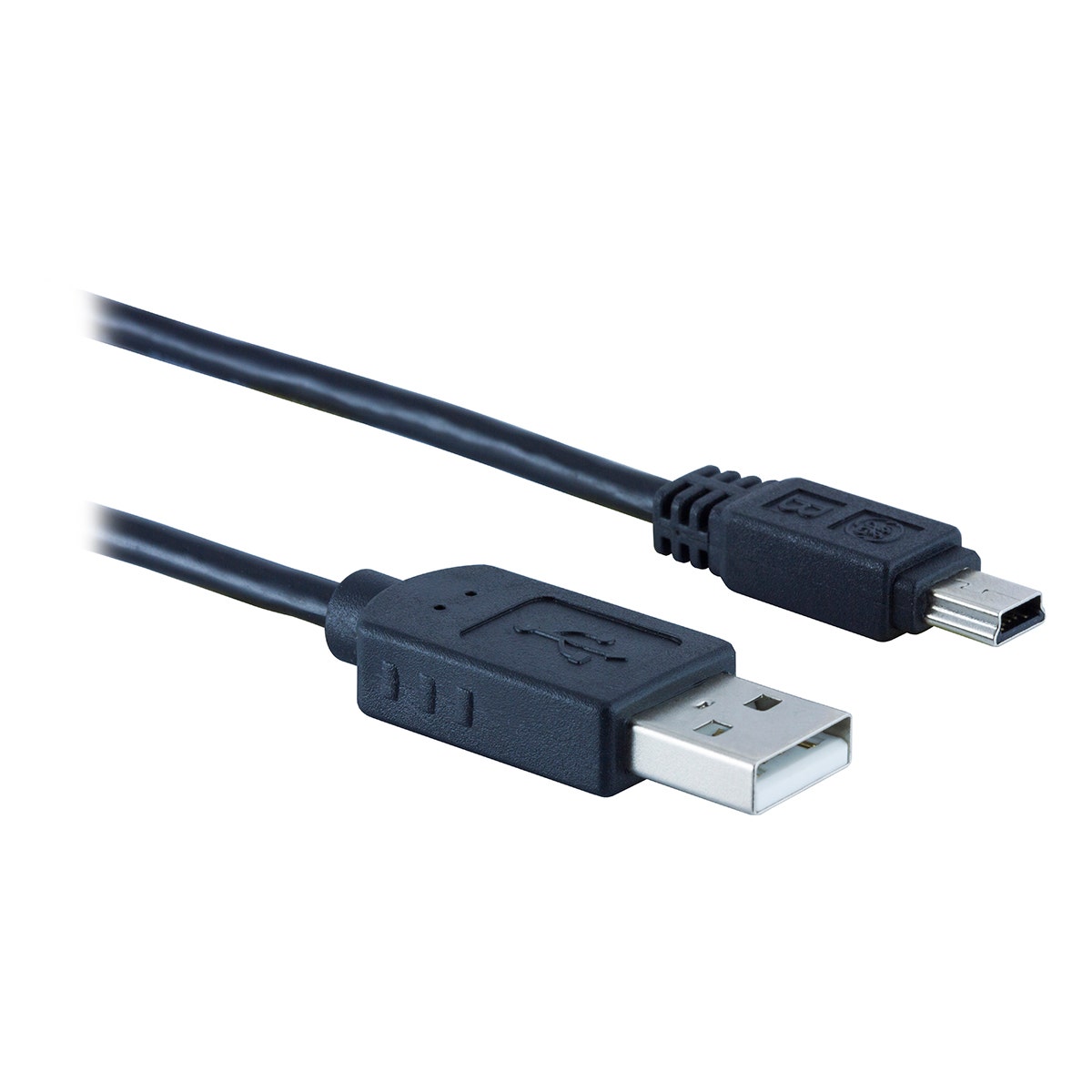 GE 6ft. Mini-B USB 2.0 Charging Cable, Black