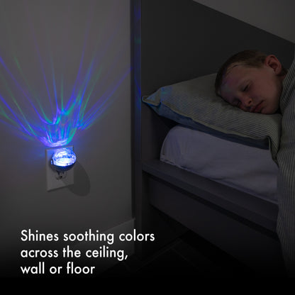Projectables Space Nebula Light Sensing LED Night Light, Silver