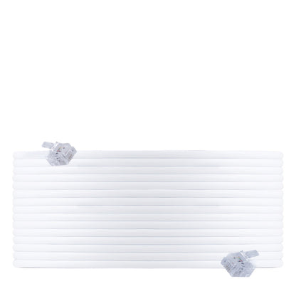 Power Gear 50ft. Phone Line Cord, White