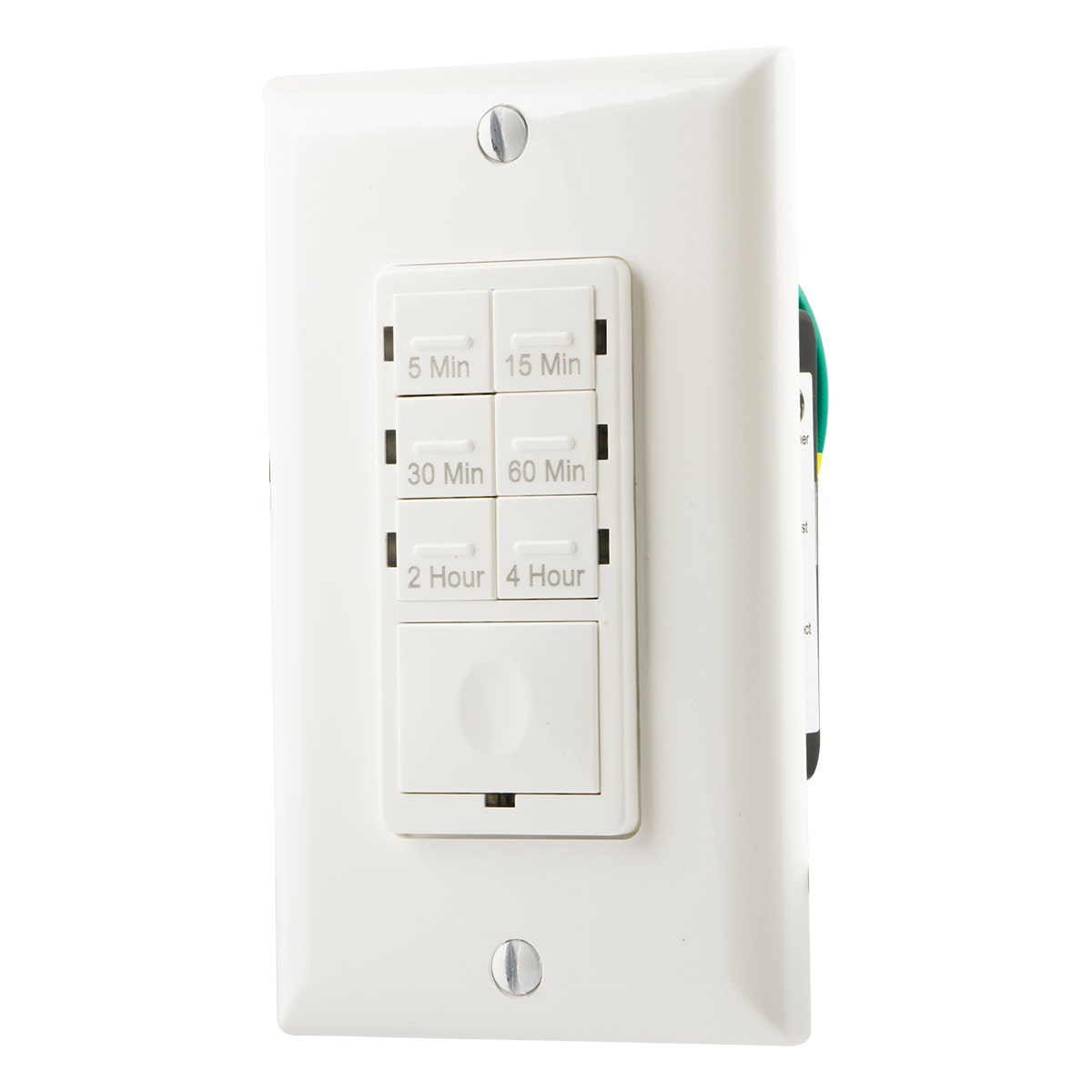 GE Indoor In-Wall Digital Timer, White