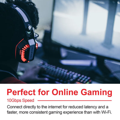 GE 50ft. Cat6 Ethernet Internet Cable, Blue