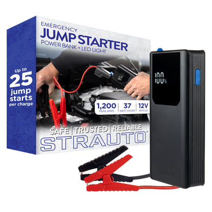 Strauto Emergency Jump Starter, Black