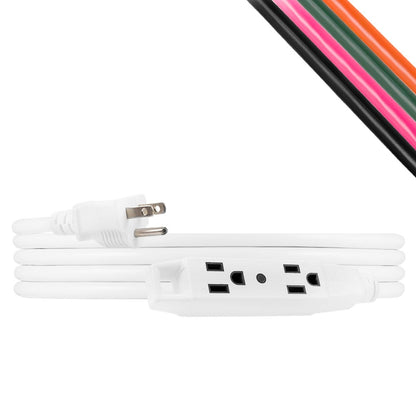 UltraPro 3-Outlet 9ft. Heavy Duty Indoor/Outdoor Extension Cord, White