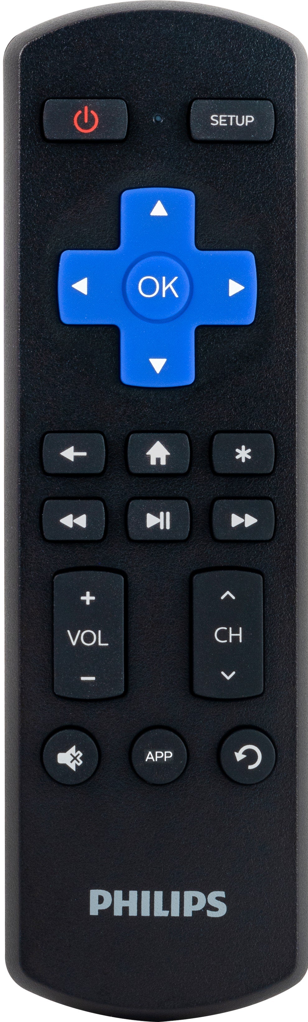 Philips Roku TV Replacement Remote, Black
