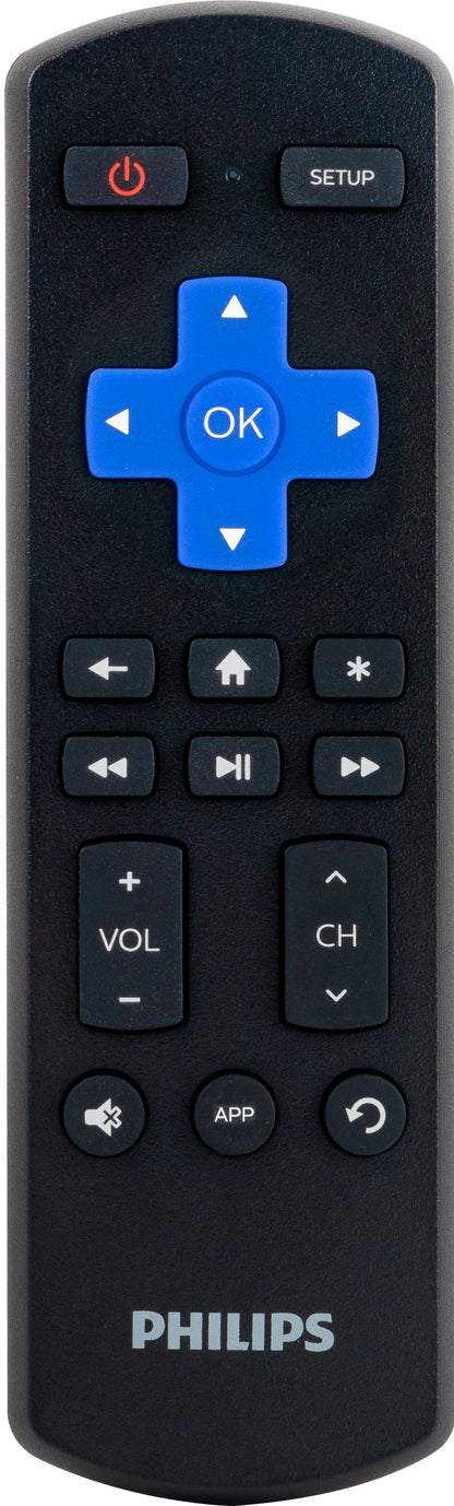 Philips Roku TV Replacement Remote, Black