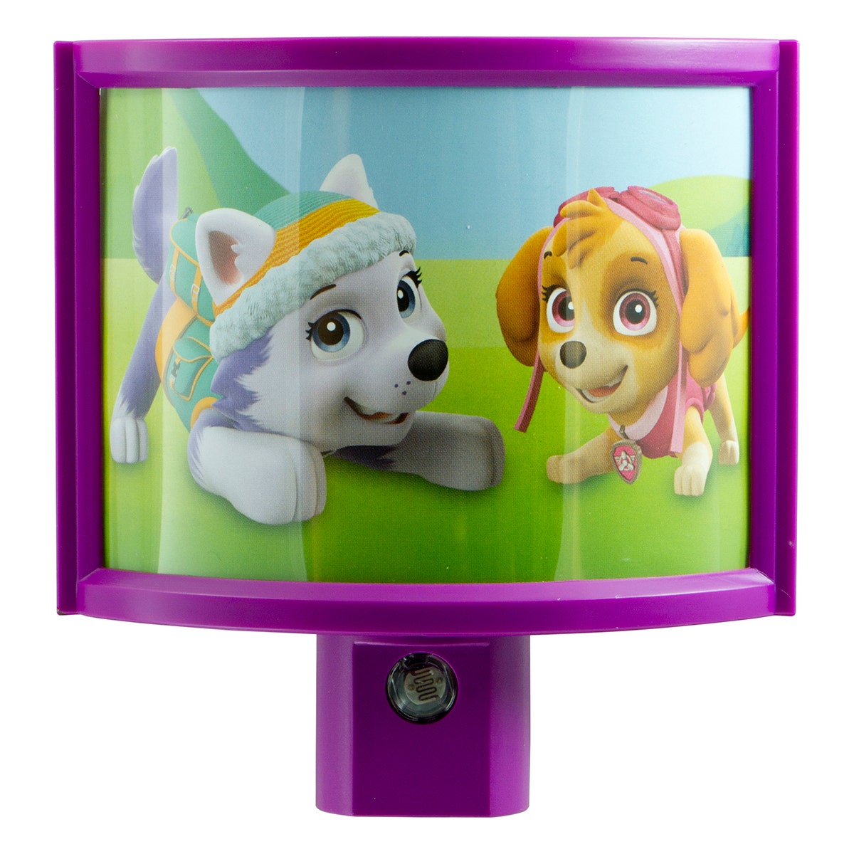 Nickelodeon Paw Patrol Wrap Shade Light Sensing LED Night Light, Purple
