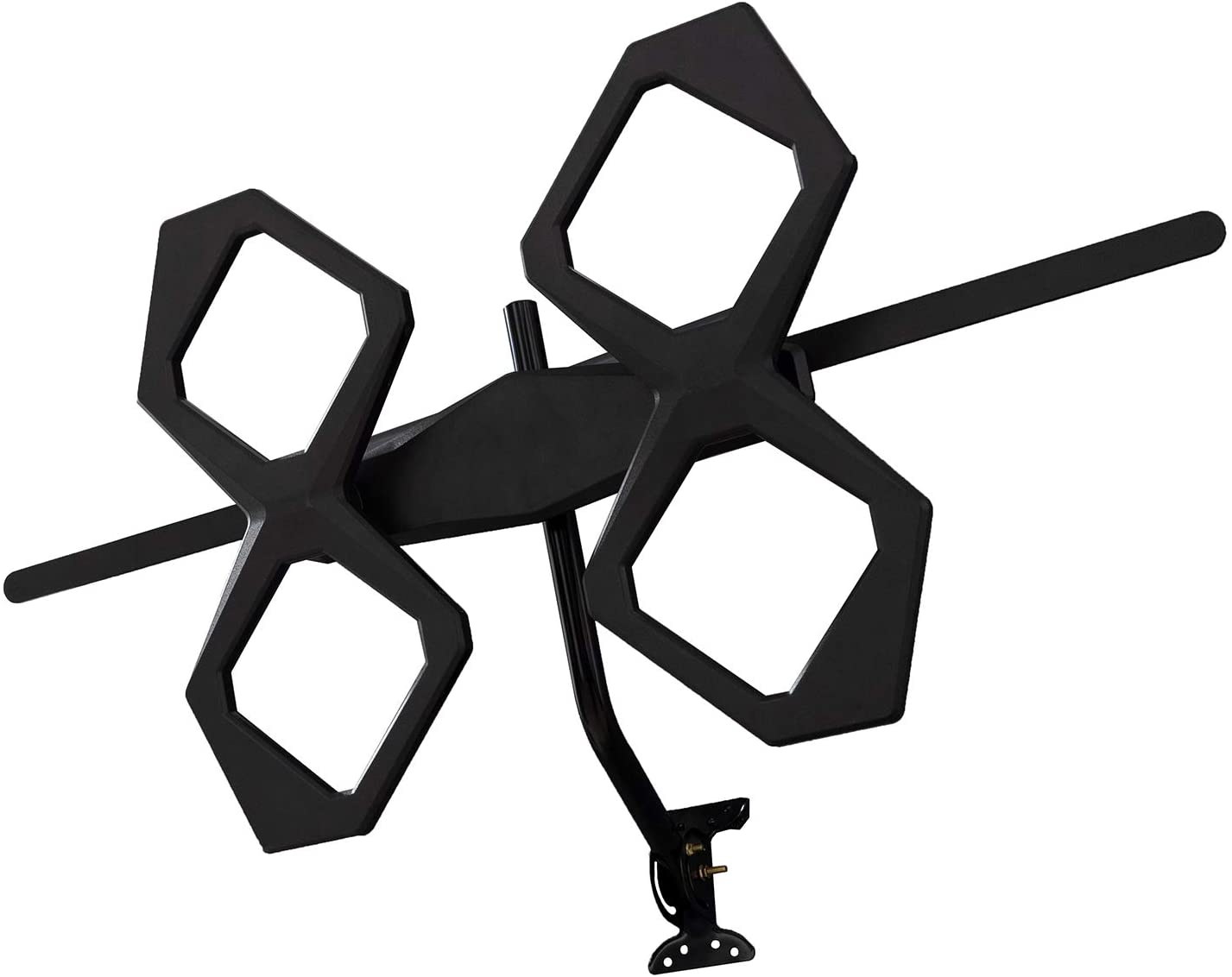GE Quadcore HD Antenna, Black