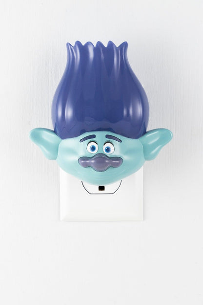Trolls Branch World Tour Light Sensing LED Night Light, Blue