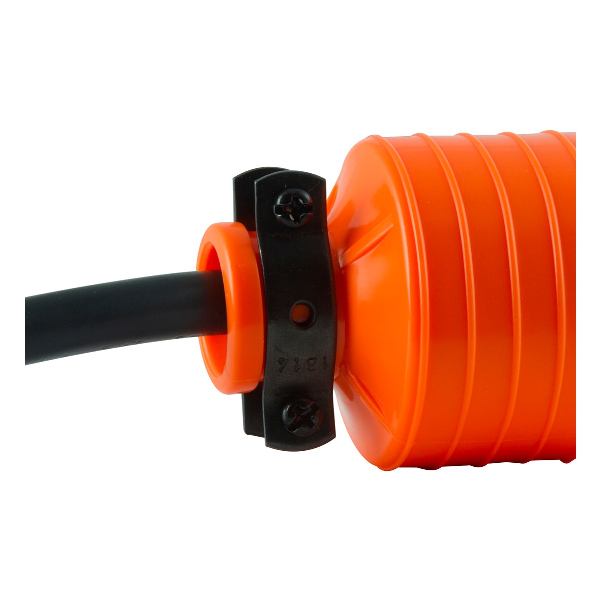 GE Heavy Duty Grounding Connector with Metal Clamp, Orange