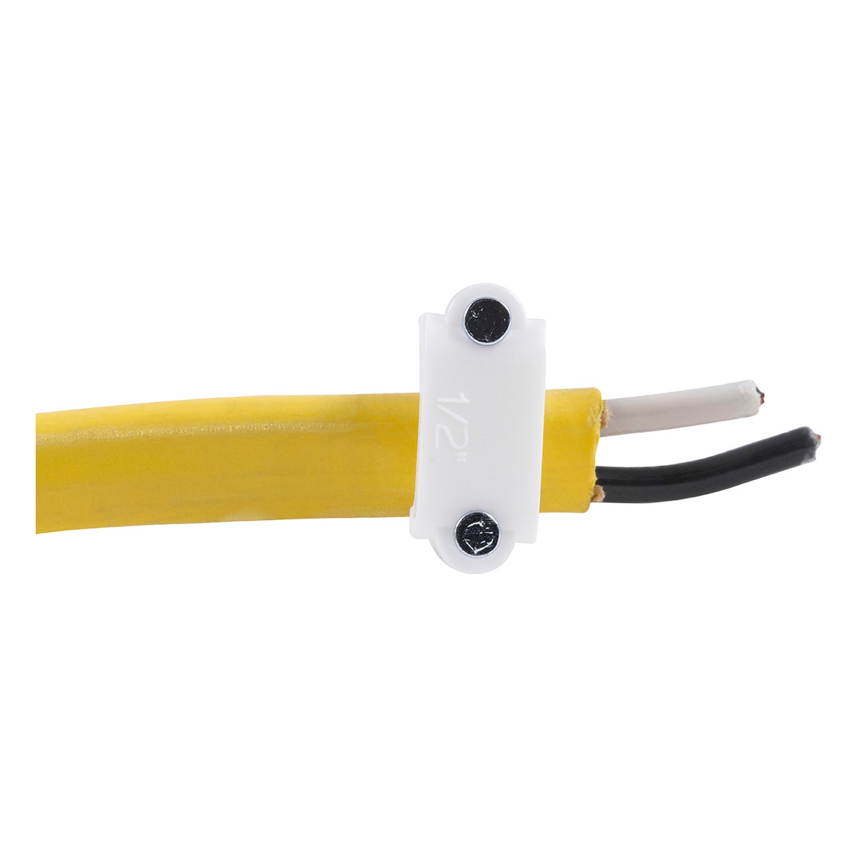 Power Gear Plastic Staples, for 14/2 and 12/2 Non-Metallic Cable, White