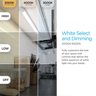 Enbrighten 10in. LED Light Fixture with White Select