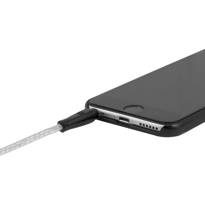 GE 12ft. 3.5mm Auxiliary Audio Cable, Silver