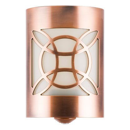 GE CoverLite Celtic Design Light Sensing LED Night Light, Oil-Rubbed Bronze